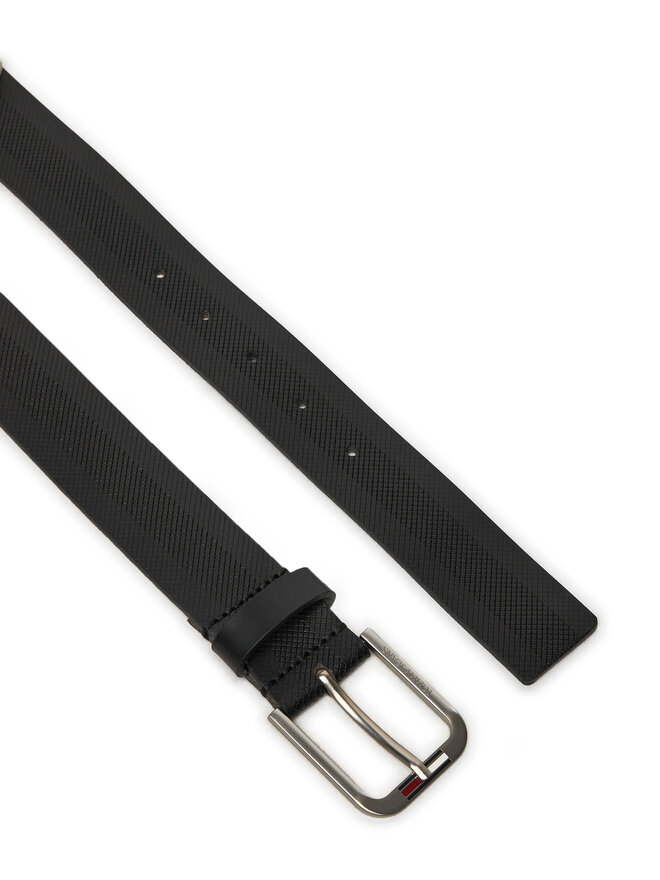 Tommy Jeans Cinturón para hombre Tommy Jeans Tjm Austin 3.5 AM0AM12926 Negro