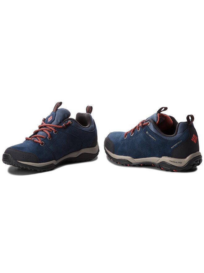 Columbia Trekkingschuhe Columbia Fire Venture Low Suede Waterproof BL1715 Dunkelblau