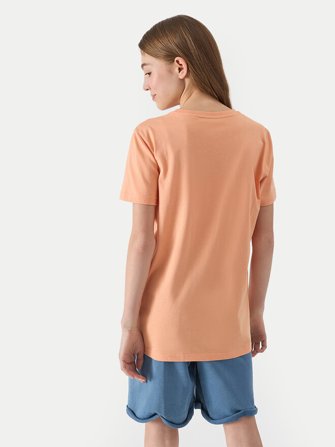 4F 4F Marškinėliai 4FJWSS24TTSHM1135 Oranžinė Regular Fit