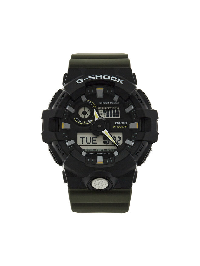 G-Shock Zegarek G-Shock Two Tune Utility GA-710TU-1A3ER Khaki