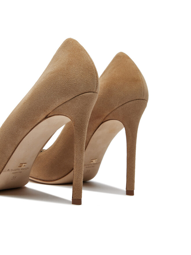 Elisabetta Franchi Pantofi cu toc subțire Elisabetta Franchi SA-31B-46E2-V520 Maro