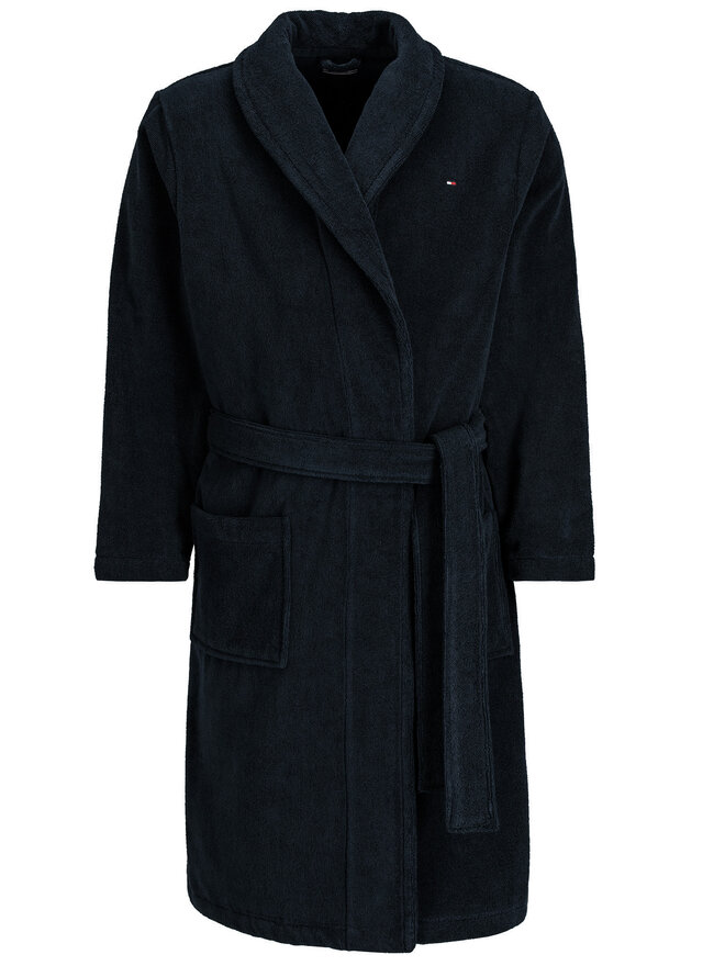 Tommy Hilfiger Tommy Hilfiger Bademantel Icon Bathrobe 2S87905539 Dunkelblau