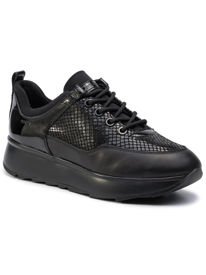 Sneakers Geox D Gendry B D925TB 07785 C9999 Noir chaussures