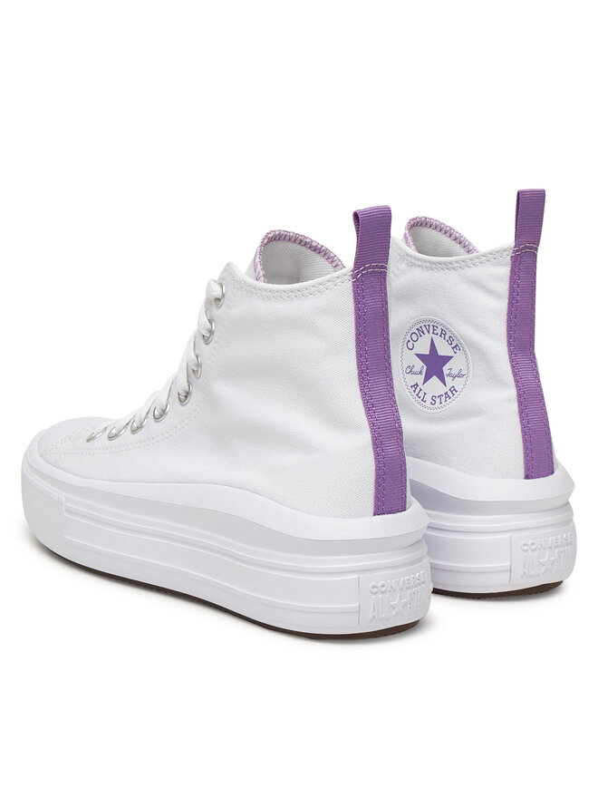 Converse Sneakers aus Stoff Converse CHUCK TAYLOR ALL STAR MOVE PLATFORM A03667C Weiß