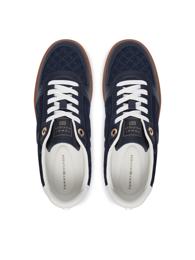 Tommy Hilfiger Sneakers Tommy Hilfiger Th Tribeca Sneaker Monogram FW0FW09691 Dunkelblau