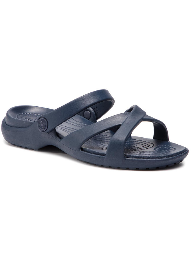 Sandalias Crocs Meleen Crossband Sandal W 205472 Azul marino zapatos.es