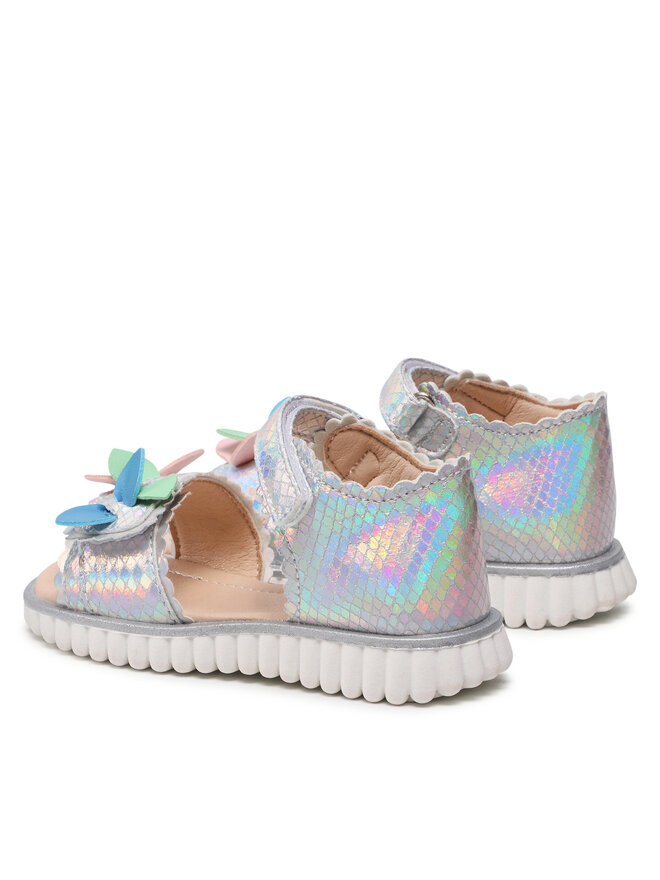 Nelli Blu Σανδάλια Nelli Blu AVO-287-010 Ασημί