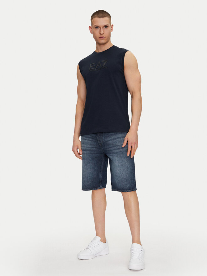 EA7 Emporio Armani EA7 Emporio Armani Майка 7M000223 AF10375 UB102 Cиній Regular Fit