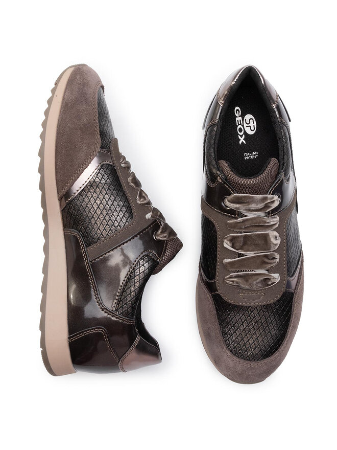 Sneakers Geox D Deynna C D846FC 004AU C6004 Marron chaussures