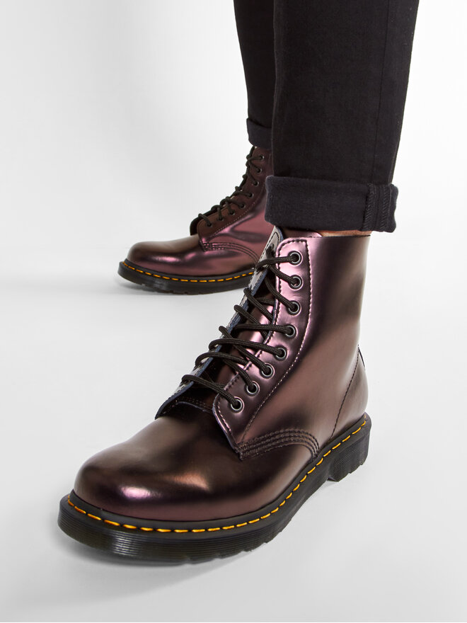 Burgundy Dr Martens Plataforma Burdeos Doctor Martens Plataforma