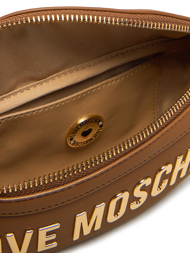 LOVE MOSCHINO Saszetka nerka LOVE MOSCHINO JC4195PP1MKD0201 Brązowy