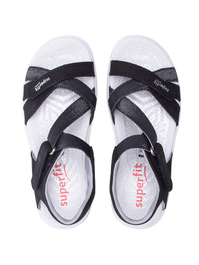 Superfit Jungen Mule Shoes - Baumwolle Mit Klettverschluss Kinderschuhe