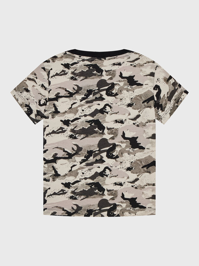 adidas adidas Marškinėliai Allover HK0276 Smėlio Regular Fit