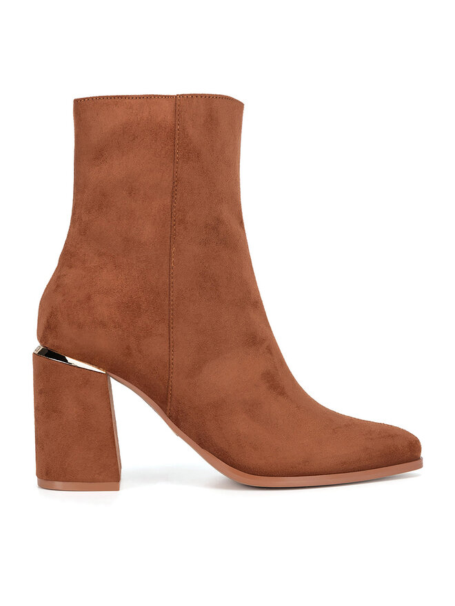 Nine West Μποτάκια Nine West WFA3000-1 Καφέ