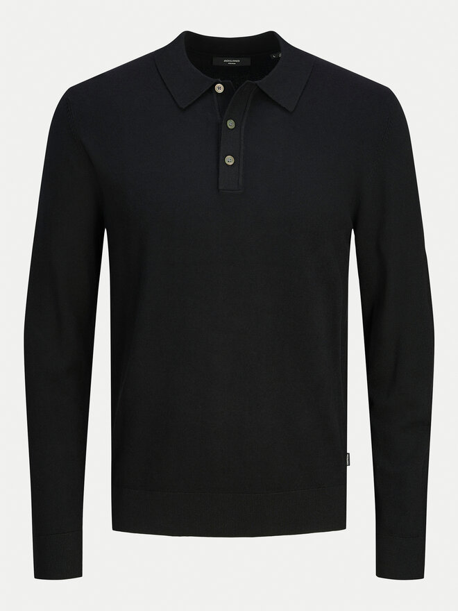 Jack&Jones Jack&Jones Pólóing William 12259650 Fekete Regular Fit