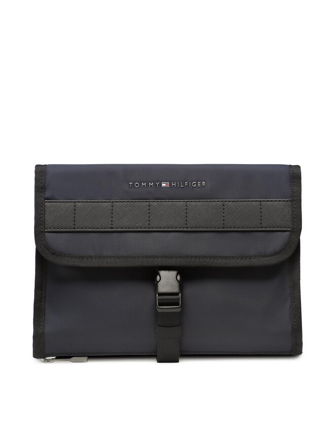 Kosmetiktasche Tommy Hilfiger Th Elevated Nylon Washbag AM0AM10979 Dunkelblau eschuhe