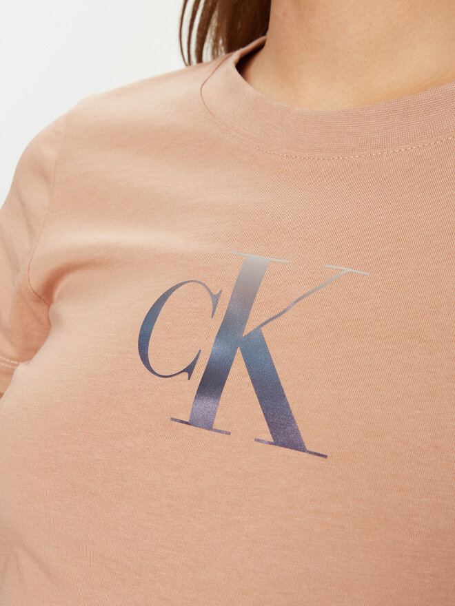 Calvin Klein Jeans Calvin Klein Jeans Camiseta Gradient J20J224982 Coral Slim Fit