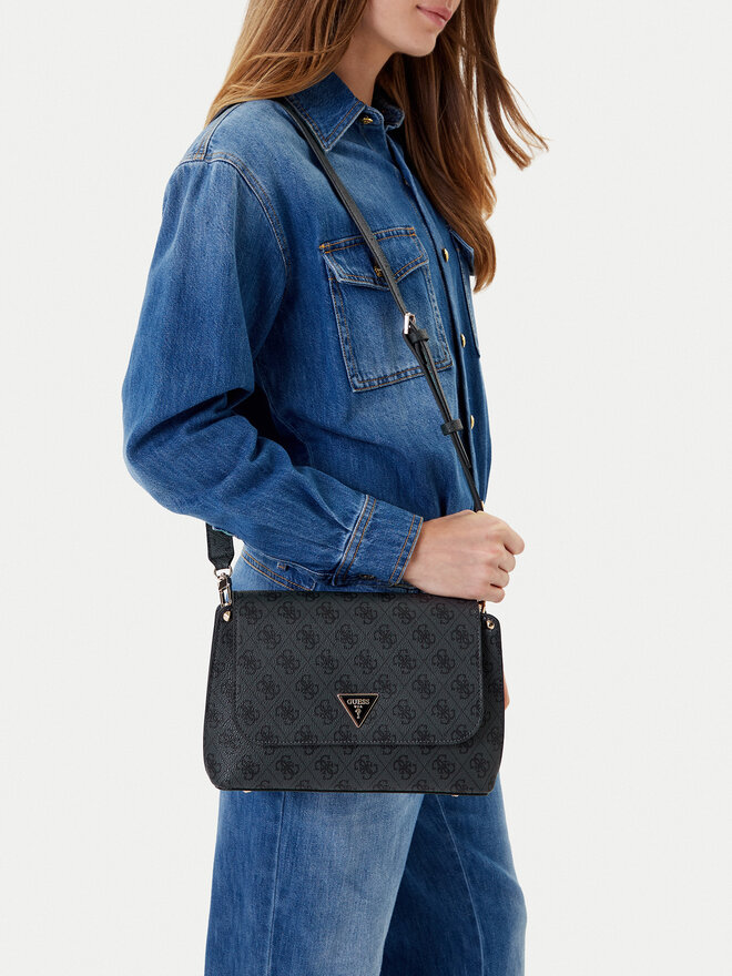 Guess Дамска чанта Guess Meridian II HWSG69 74200 Сив