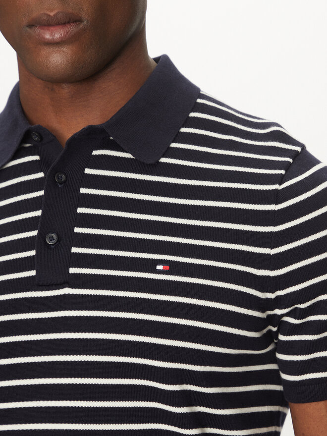 Tommy Hilfiger Tommy Hilfiger Poloshirt Essential Cotton Knitted Polo MW0MW37396 Dunkelblau Regular Fit