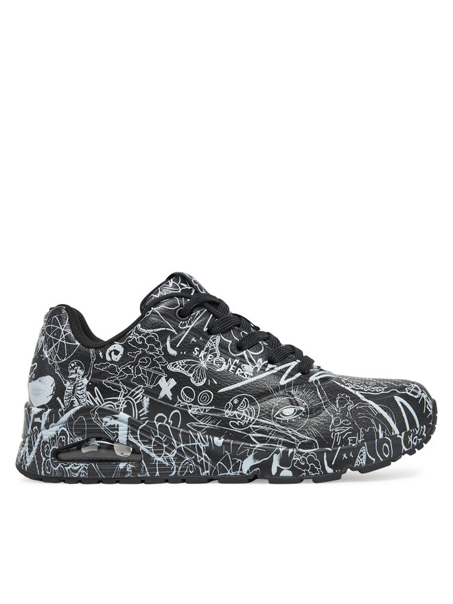 Skechers Αθλητικά Skechers Street Uno - Process Sketch 177972/BKW Μαύρο