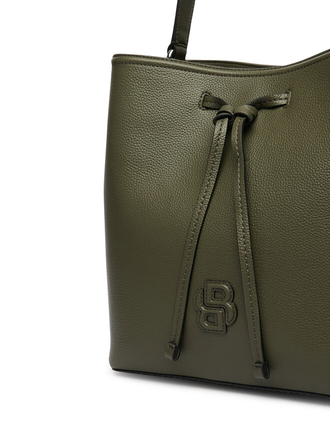 BOSS Handtasche BOSS Anett Drawstring 50567602 Dunkelgrün