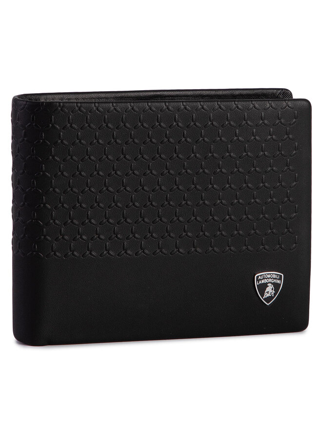 Portafoglio grande da uomo Lamborghini E3XUBP22 Nero escarpe