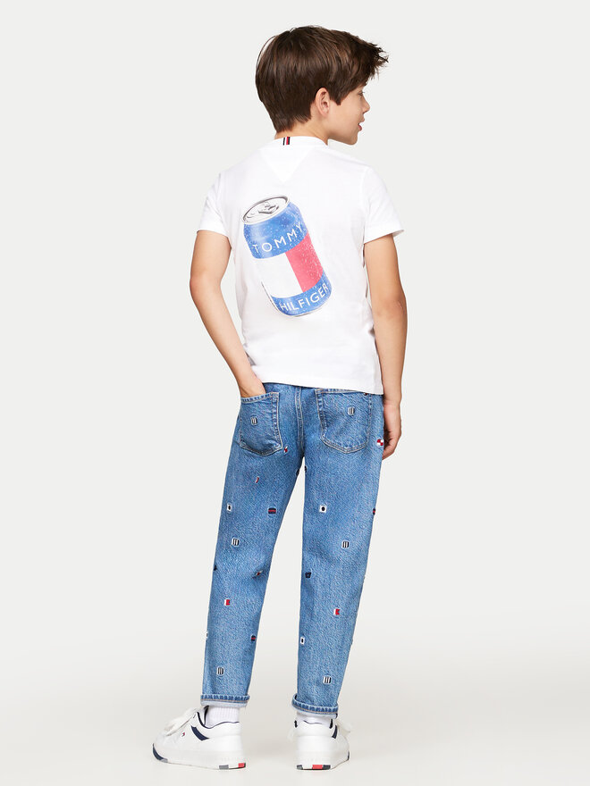 Tommy Hilfiger Tommy Hilfiger Camiseta KB0KB09281 Blanco Regular Fit