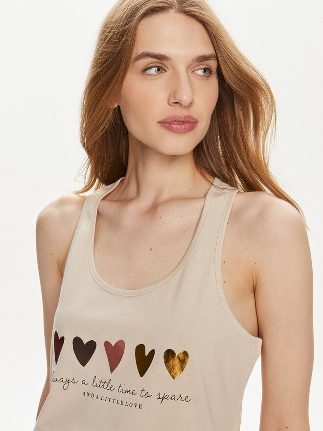 ONLY ONLY Top Henny 15327669 Écru Regular Fit