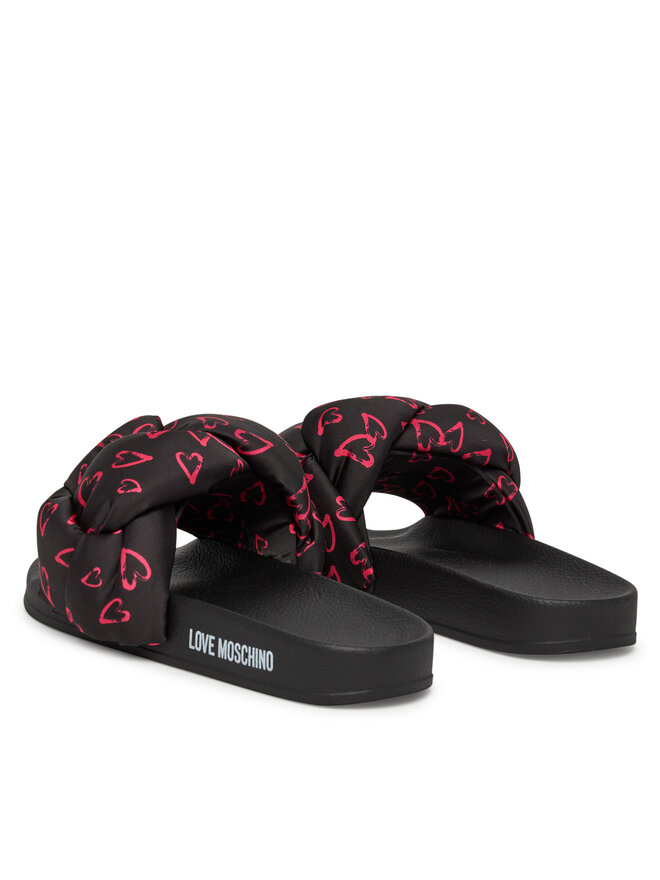 LOVE MOSCHINO Papucs LOVE MOSCHINO JA28312G0MIW100C Fekete