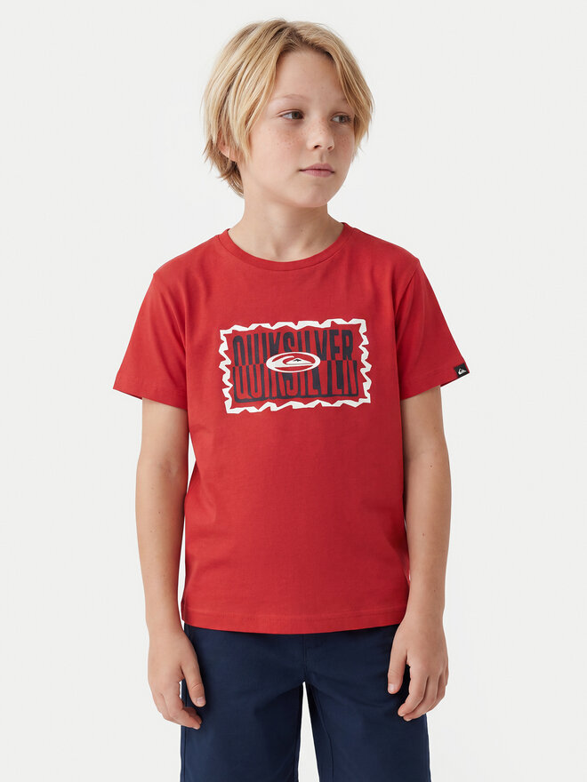 Quiksilver Quiksilver Футболка Ev Gotam Foam EQKZT03568 Червоний Regular Fit