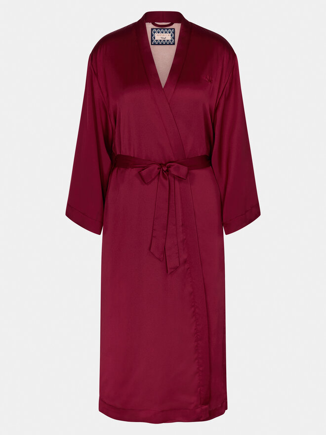 Triumph Triumph Köntös Robes Satin Robe 01 10216534 Bordó