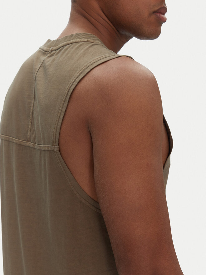 BOSS BOSS Camiseta sin mangas 50536739 Caqui Regular Fit
