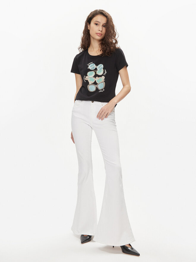 Liu Jo Liu Jo Marškinėliai MA4393 J5003 Juoda Regular Fit