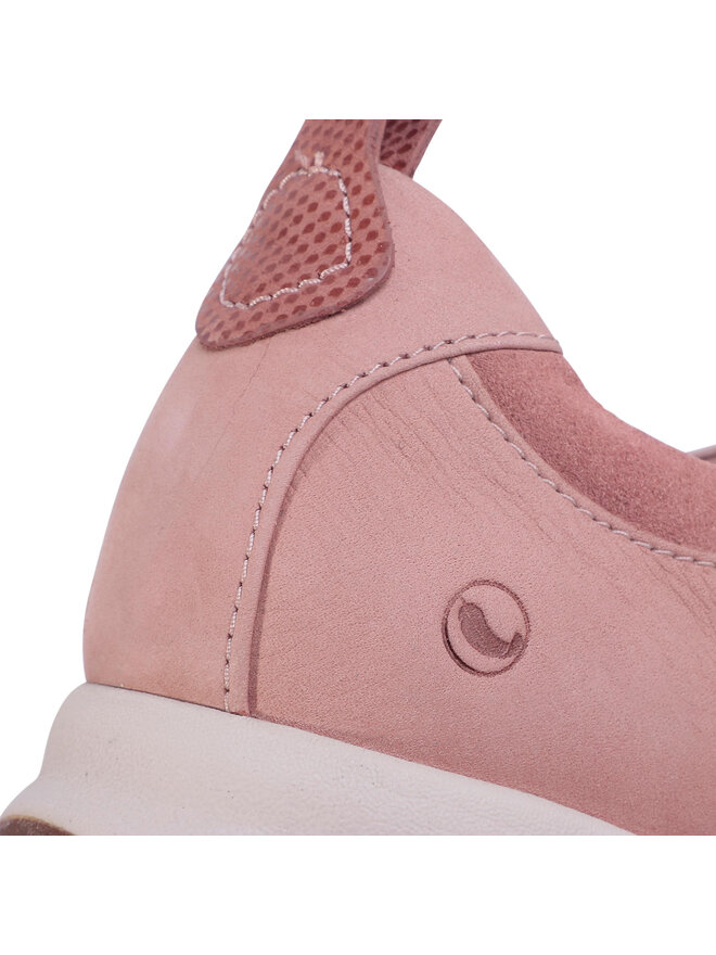 Półbuty Clarks Un Adorn Zip 261414414 Różowy | eobuwie.com.pl