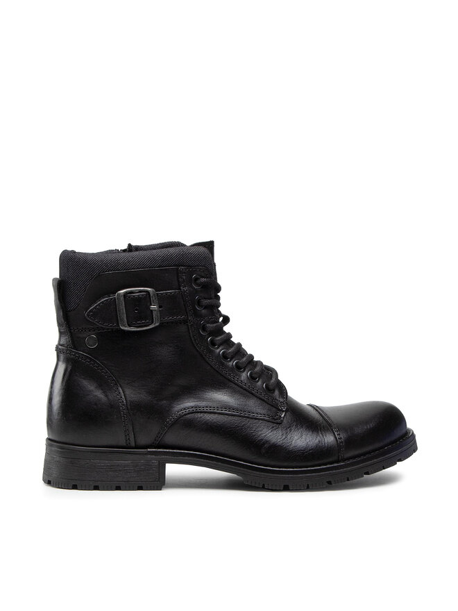 Jack&Jones Kozačky Jack&Jones Jfwalbany 12140935 Černá