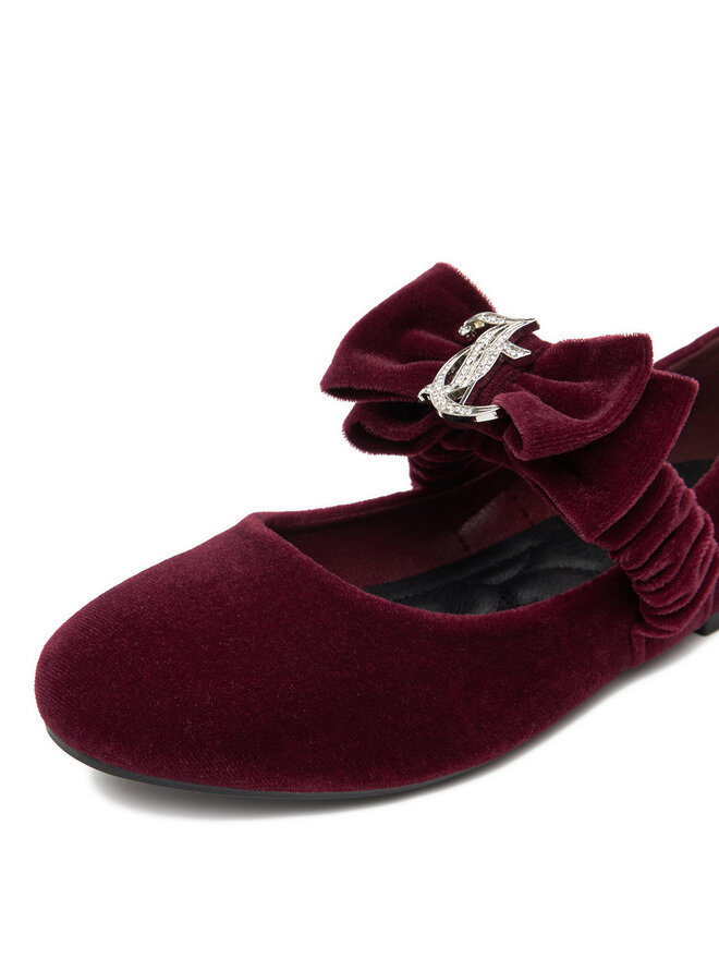 Juicy Couture Ballerinas Juicy Couture CEO-CS6515-01 Dunkelrot