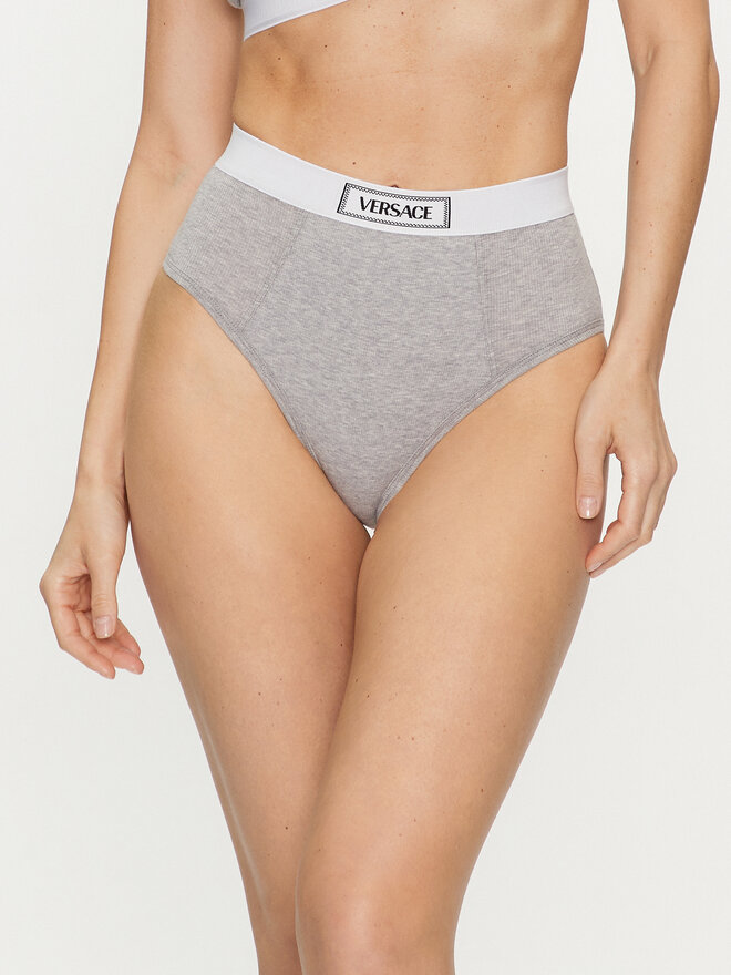 Versace Versace Braguitas clásicas de talle alto 1013505 Gris