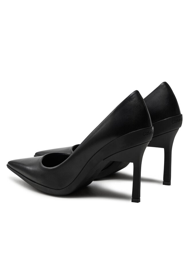 Calvin Klein Lodičky Calvin Klein Heel Pump 90 Leather HW0HW02033 Čierna