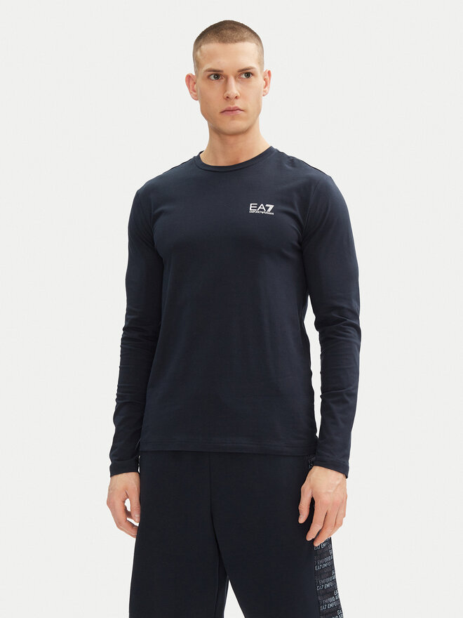 EA7 Emporio Armani EA7 Emporio Armani Póló 8NPT28 PJVQZ 1562 Sötétkék Regular Fit