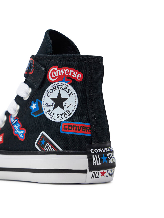 Converse Кецове Converse Chuck Taylor All Star Easy On Stickers A06357C Черен