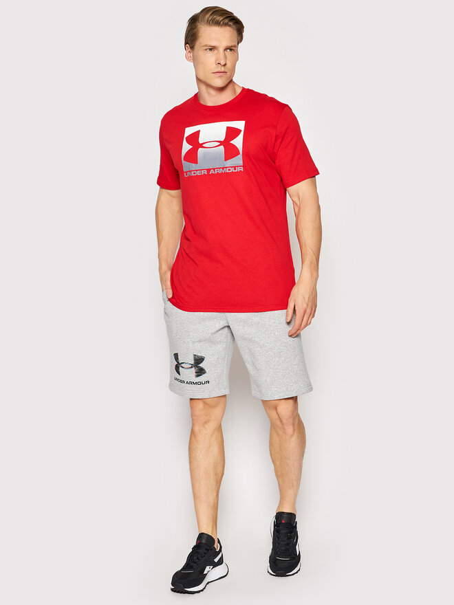 Under Armour Under Armour Marškinėliai Ua Boxed Sportstyle 1329581 Raudona Loose Fit
