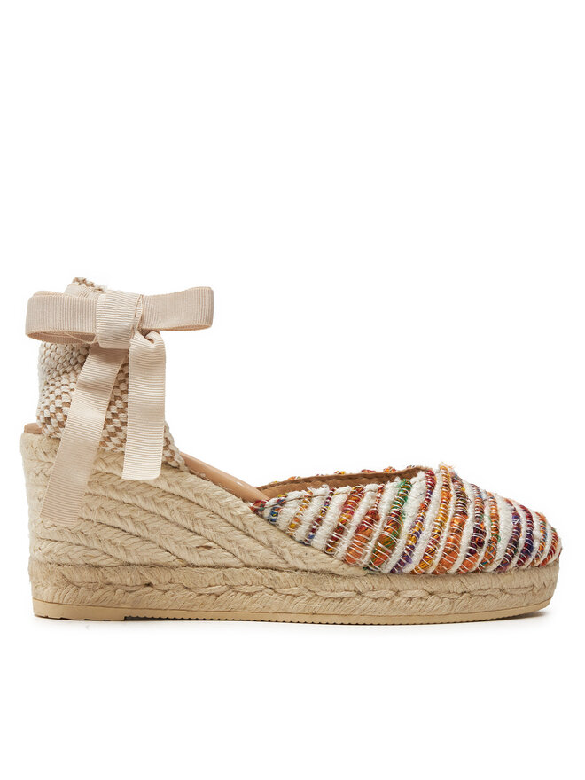 Manebi Espadryle Manebi Yucatan Low Wedge Espadrilles G 1.1 WL Kolorowy