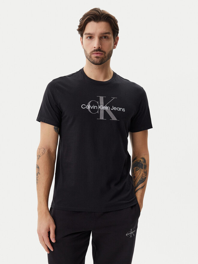 Calvin Klein Jeans Calvin Klein Jeans T-Shirt LV040EM286 Schwarz Regular Fit