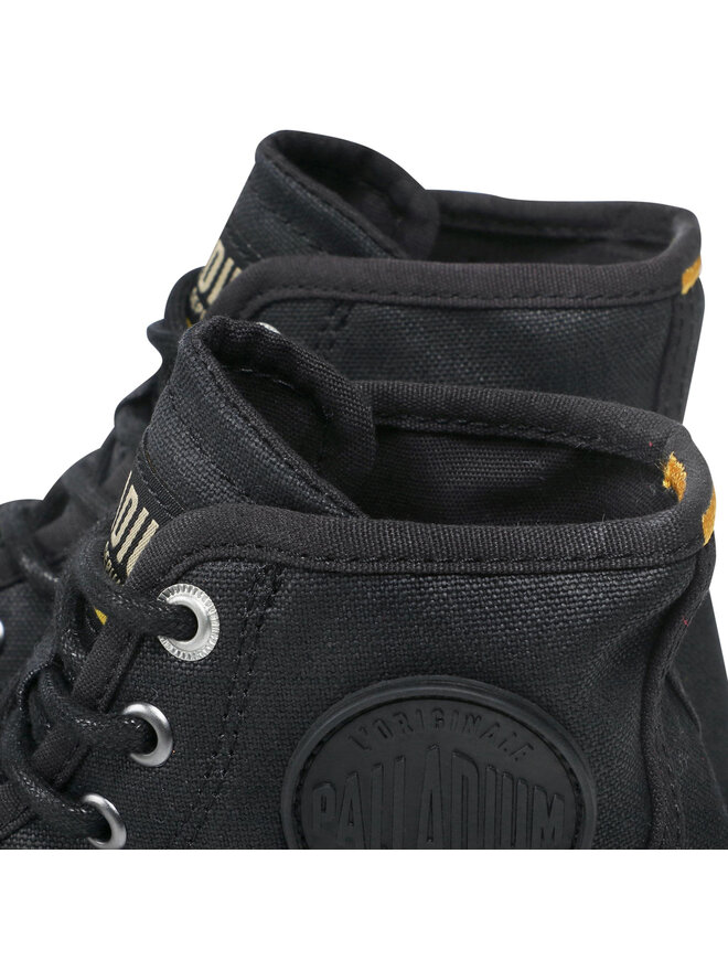 Palladium Schnürstiefeletten Palladium Pampa Hi Wax U 77222-008-M Schwarz