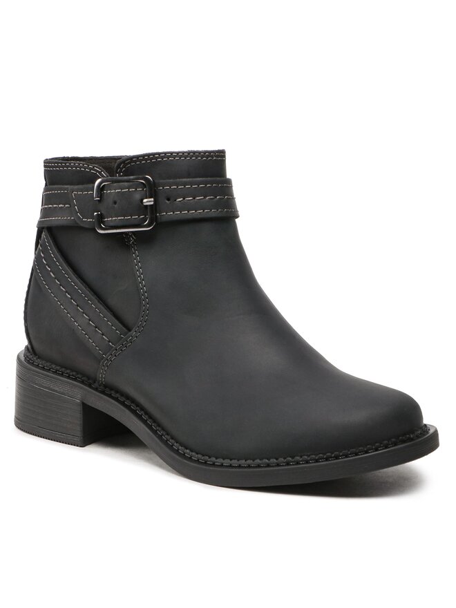 Clarks Μποτάκια Clarks Maye Strap 261680754 Μαύρο