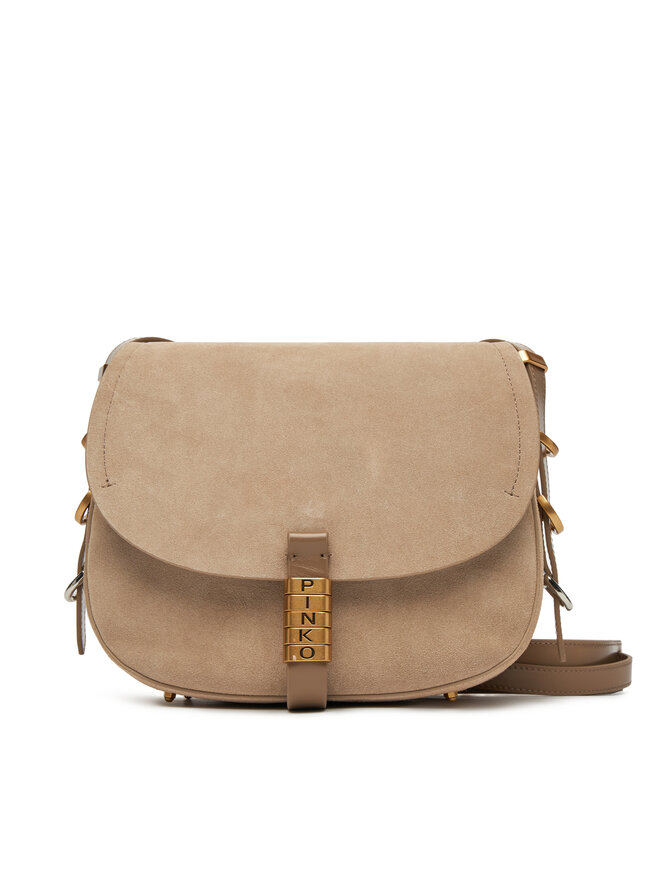 PINKO Ročna torba PINKO Saddle Classic PE 25 PLTT 103830 A29N Bež
