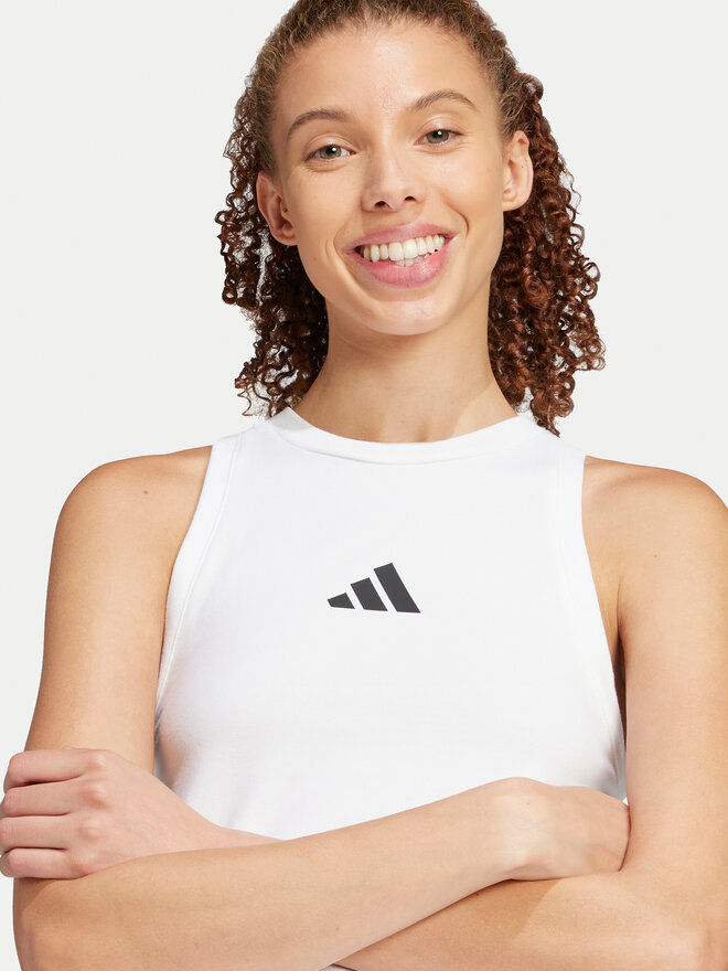 adidas adidas Felső Future Icons 3-Stripes JC5419 Fehér Slim Fit