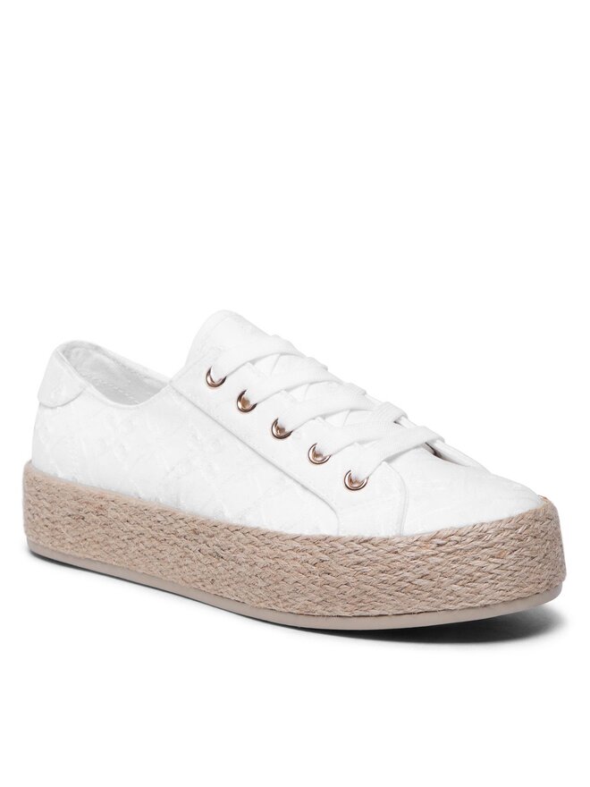 Jenny Fairy Espadrile Jenny Fairy WSK1576-05 Alb