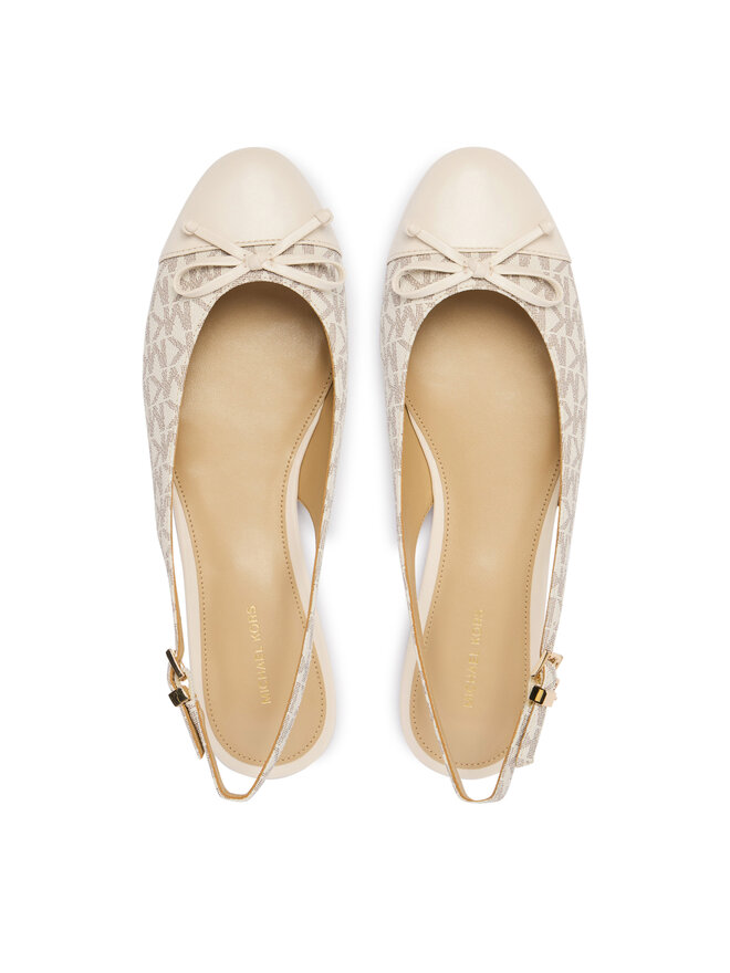 MICHAEL Michael Kors Балетки MICHAEL Michael Kors Piper 40S6PIFP1B Кремовий