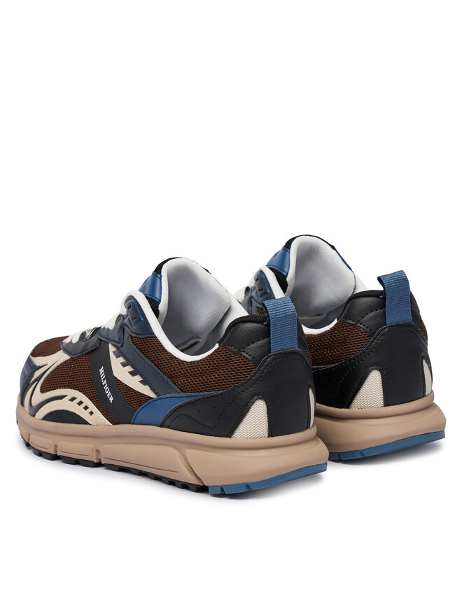 Tommy Hilfiger Sneakers Tommy Hilfiger Outdoor Sneaker Tech Mix FM0FM05843 Braun